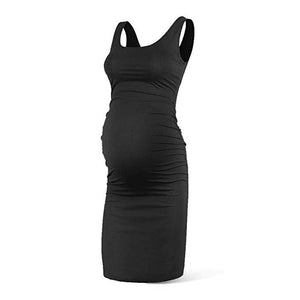 Sleeveless Maternity Dress